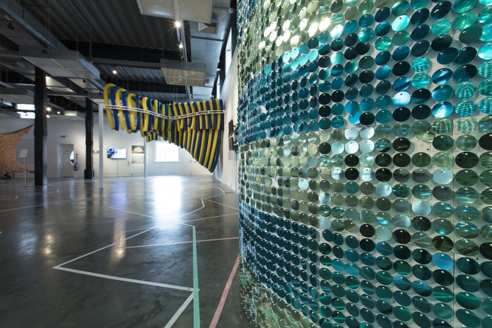fantastical architecture art and design neon in the studio