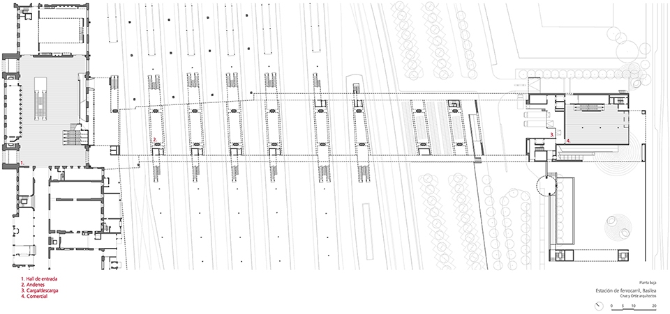 basel sbb railway station by cruz y ortiz arquitectos