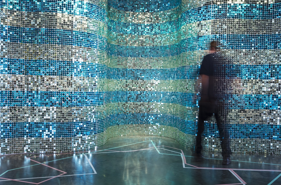 fantastical architecture art and design neon in the studio
