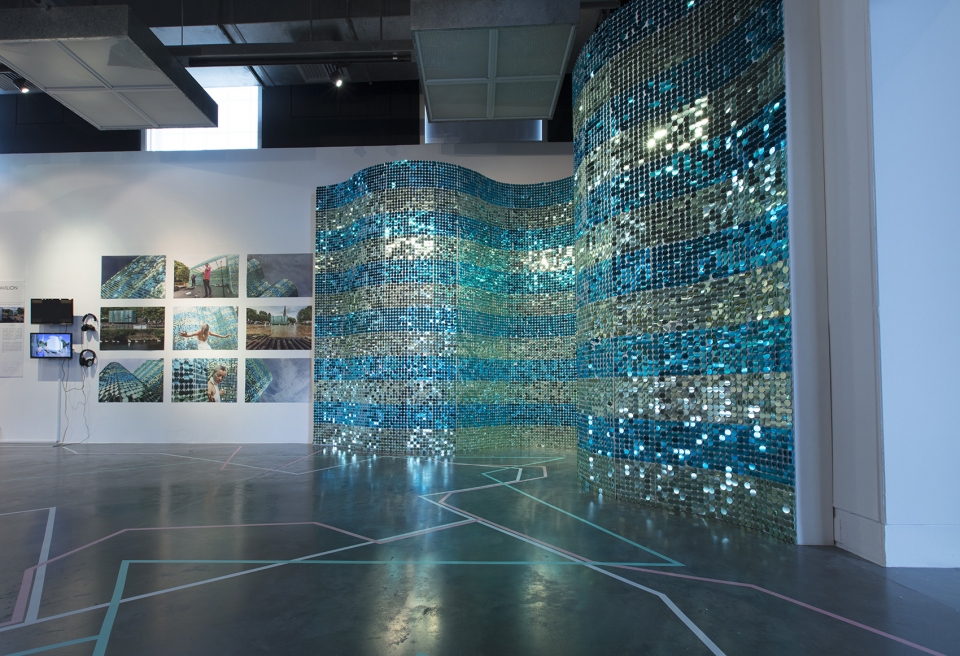 fantastical architecture art and design neon in the studio