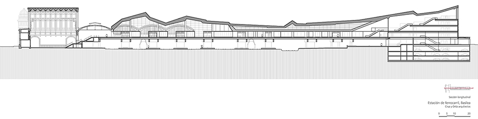 basel sbb railway station by cruz y ortiz arquitectos