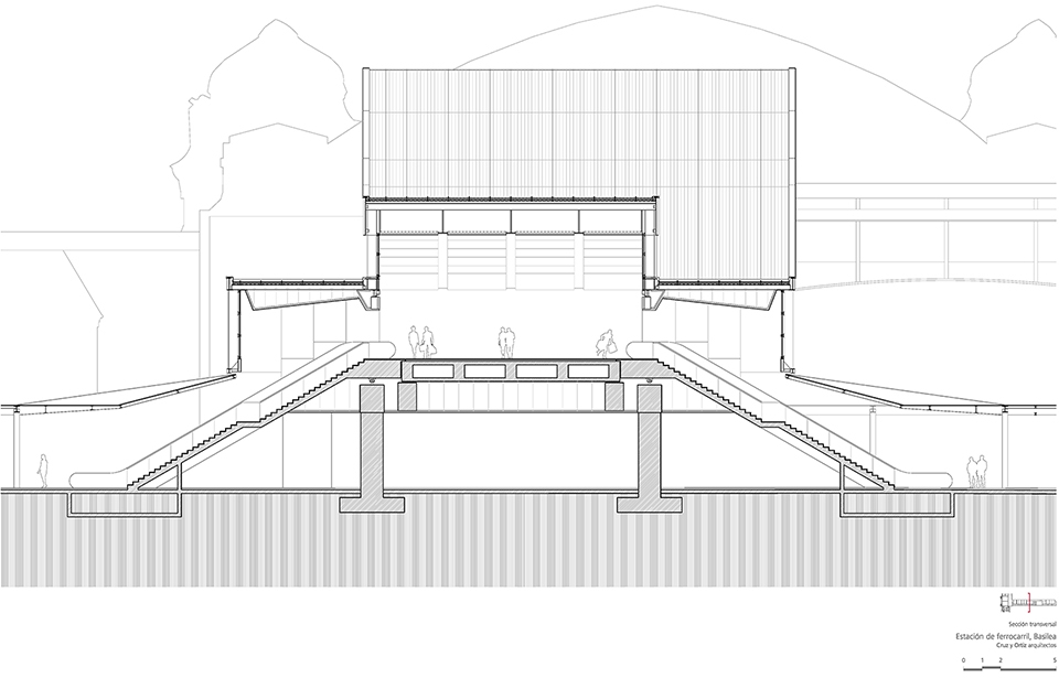 basel sbb railway station by cruz y ortiz arquitectos