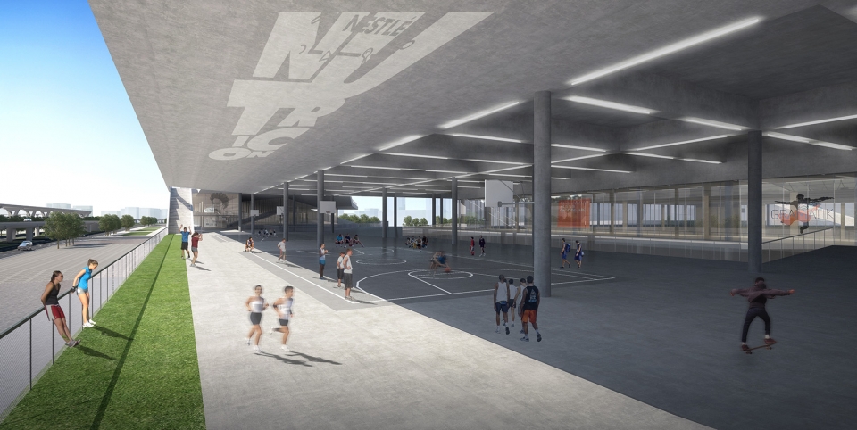 dalang culture and sports center china by cube design