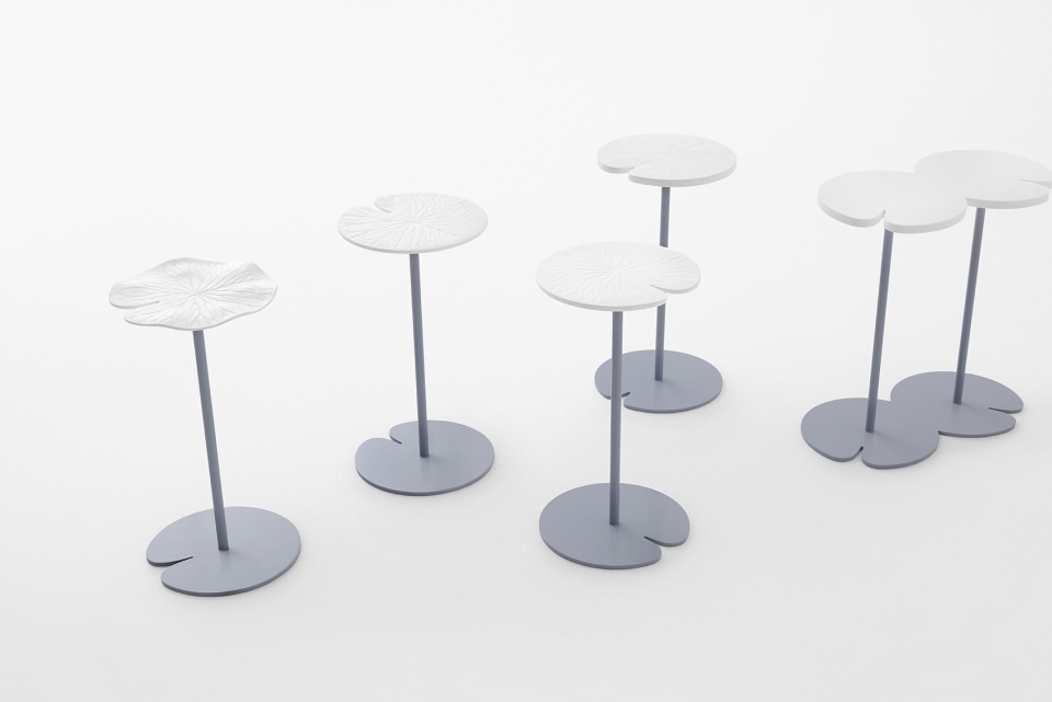 hasu and handle flower for sevres by nendo