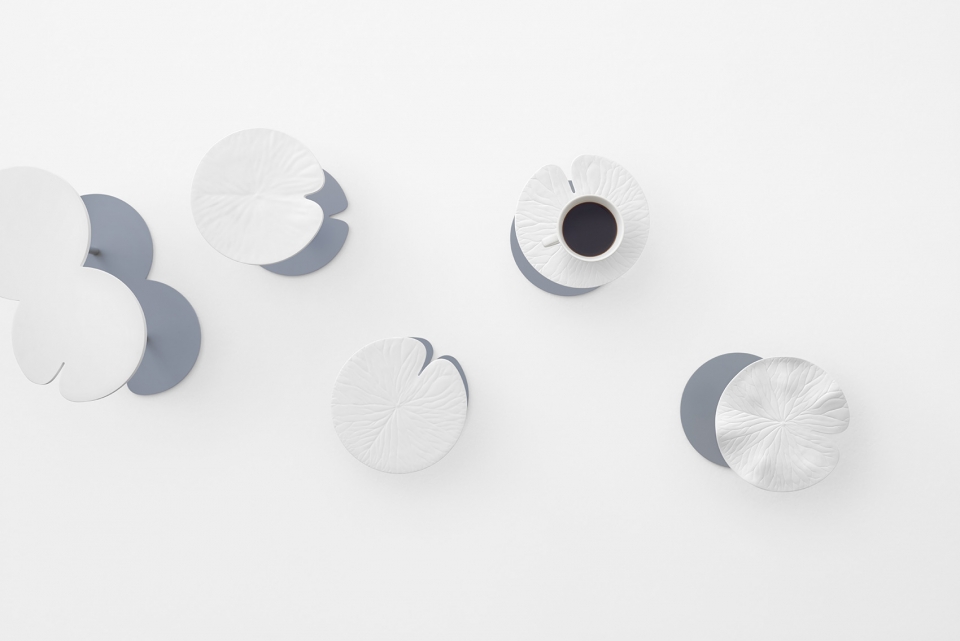 hasu and handle flower for sevres by nendo