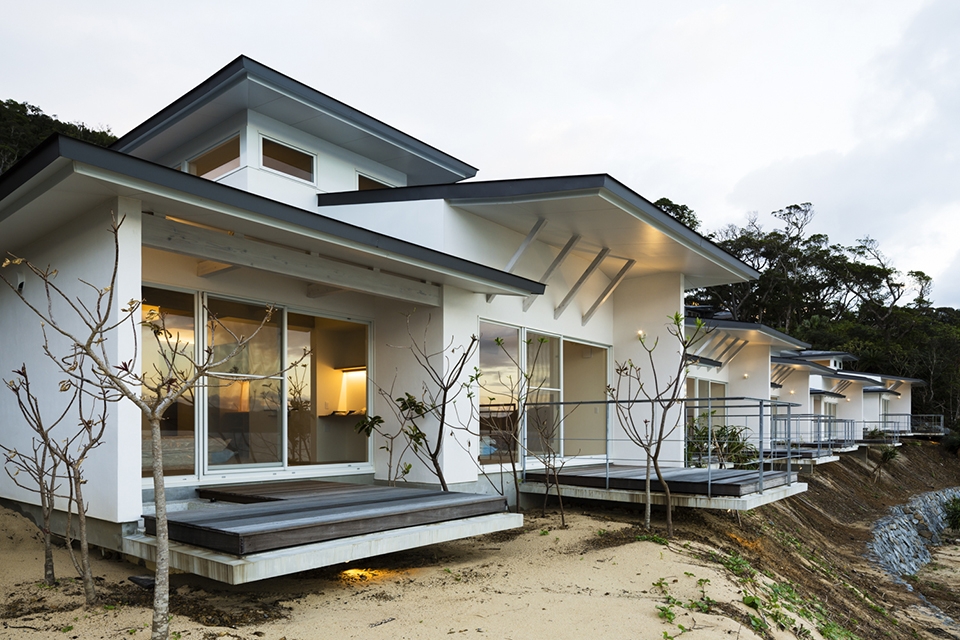 nest at amami beach villas by atelier tekuto ben matsuno amami design firm