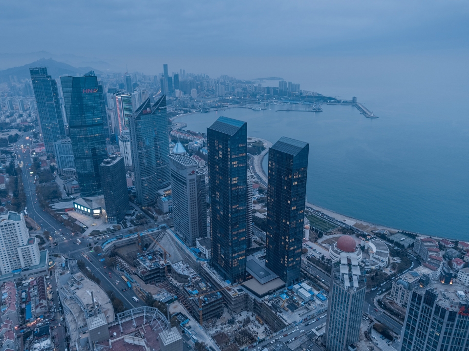 Qingdao Deep Blue Center China by gad