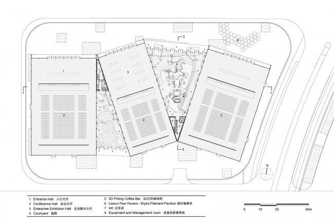 West Bund World AI Conference Venue B China by Archi Union Architecture Design