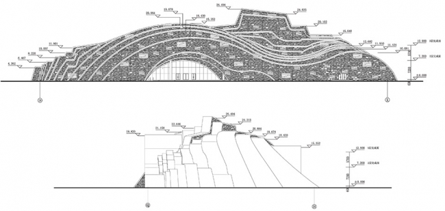 Liuzhou strange stone pavilion China by Zhanghua Architects