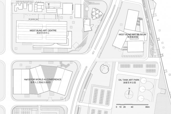 West Bund World AI Conference Venue B China by Archi Union Architecture Design