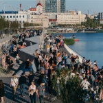喀山市卡班湖群滨水区，俄罗斯 / 土人设计