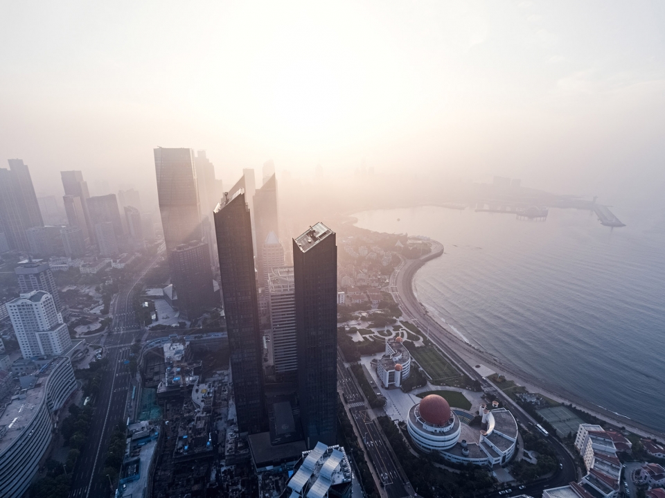 Qingdao Deep Blue Center China by gad