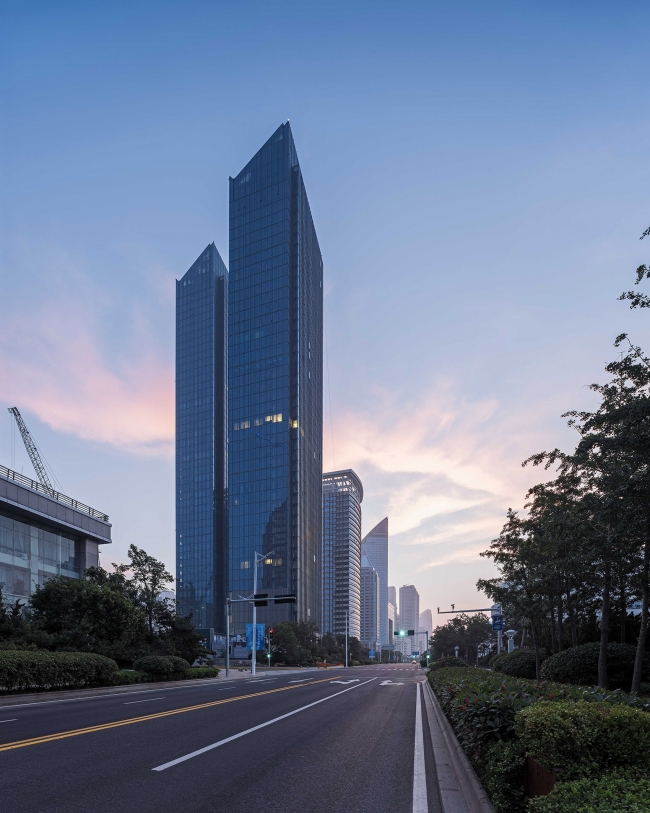 Qingdao Deep Blue Center China by gad