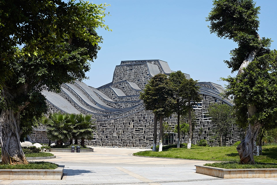 Liuzhou strange stone pavilion China by Zhanghua Architects