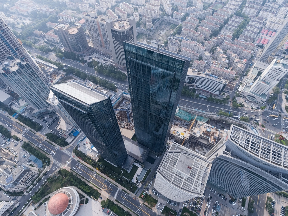 Qingdao Deep Blue Center China by gad