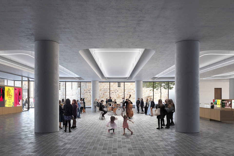 Edinburgh music venue The IMPACT Centre Scotland by David Chipperfield Architects
