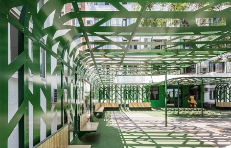 泊寓北锣店外部空间设计，北京 / MAT Office