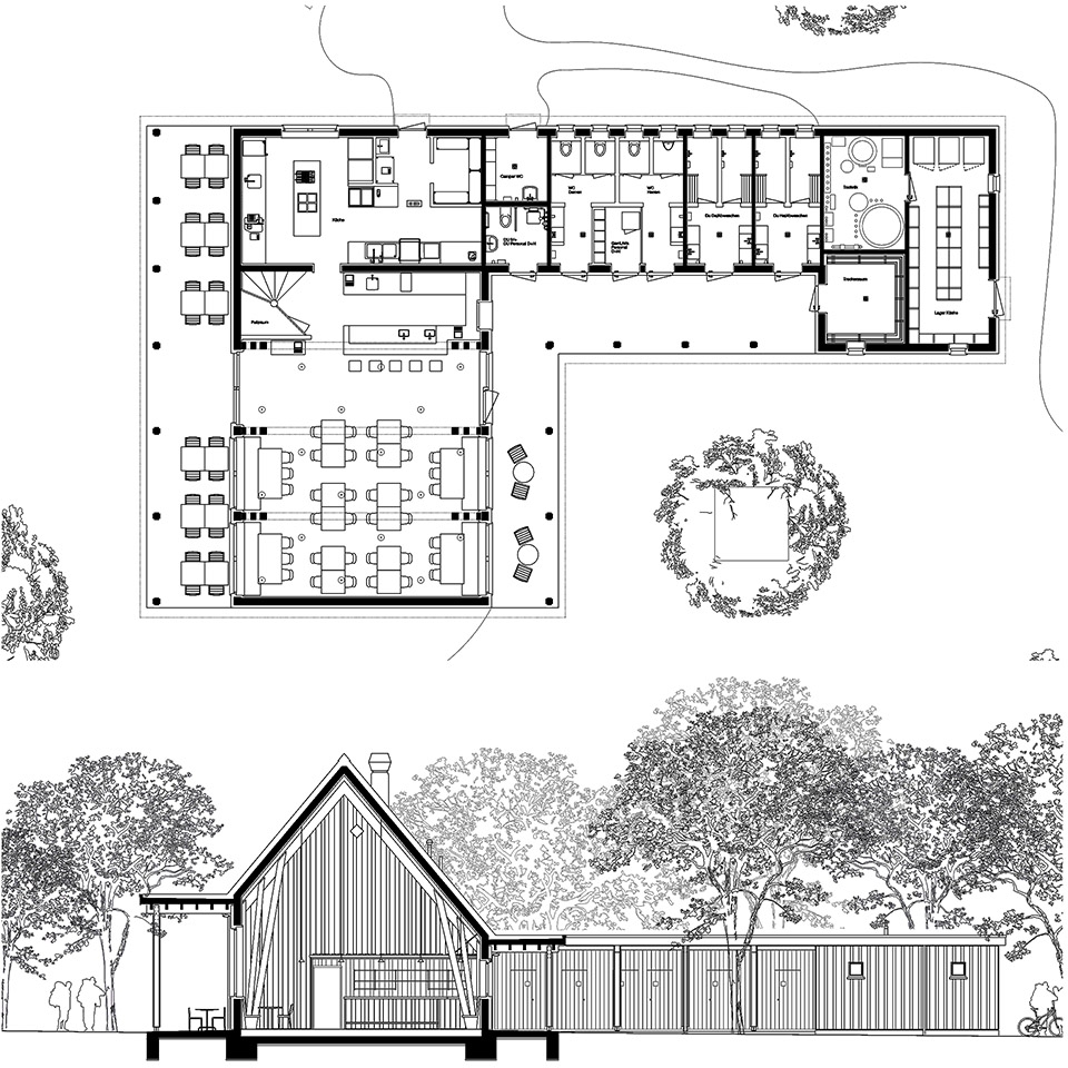 Camping in Trun by ISO HUONDER ARCHITEKTUR