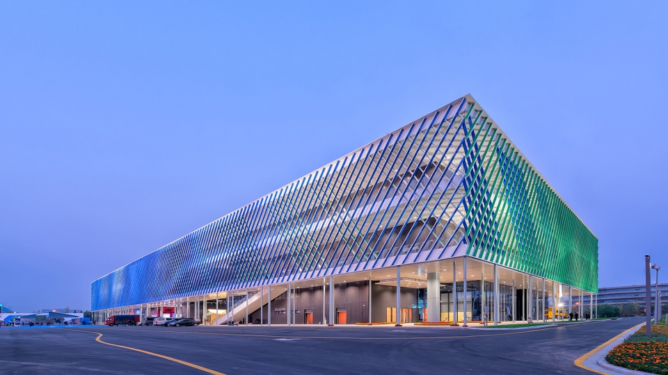 second stage of hangzhou cloud town exhibition center china by approach design