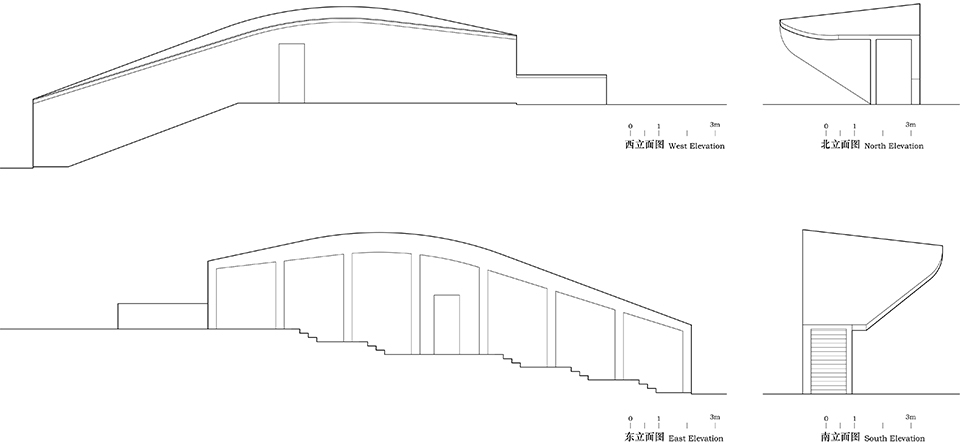 three landscape nodes of longmeiwan abstract gallery china by yin peiru architecture studio 1