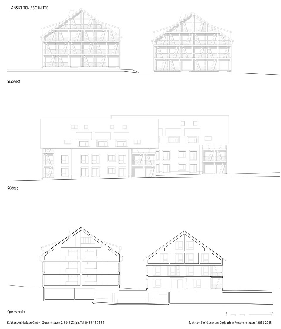 Apartment Buildings Mettmenstetten Switzerland by Guithan Architekten GmbH