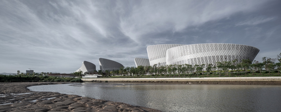 fuzhou strait culture and art centre china by pes architects