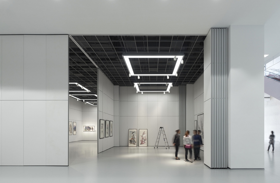 the museum of modern art of tianjin binhai cultural center china by gmp