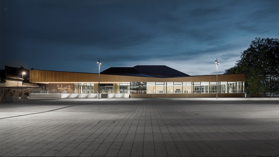 Reconstruction and Extension Inselhalle Lindau by Auer Weber