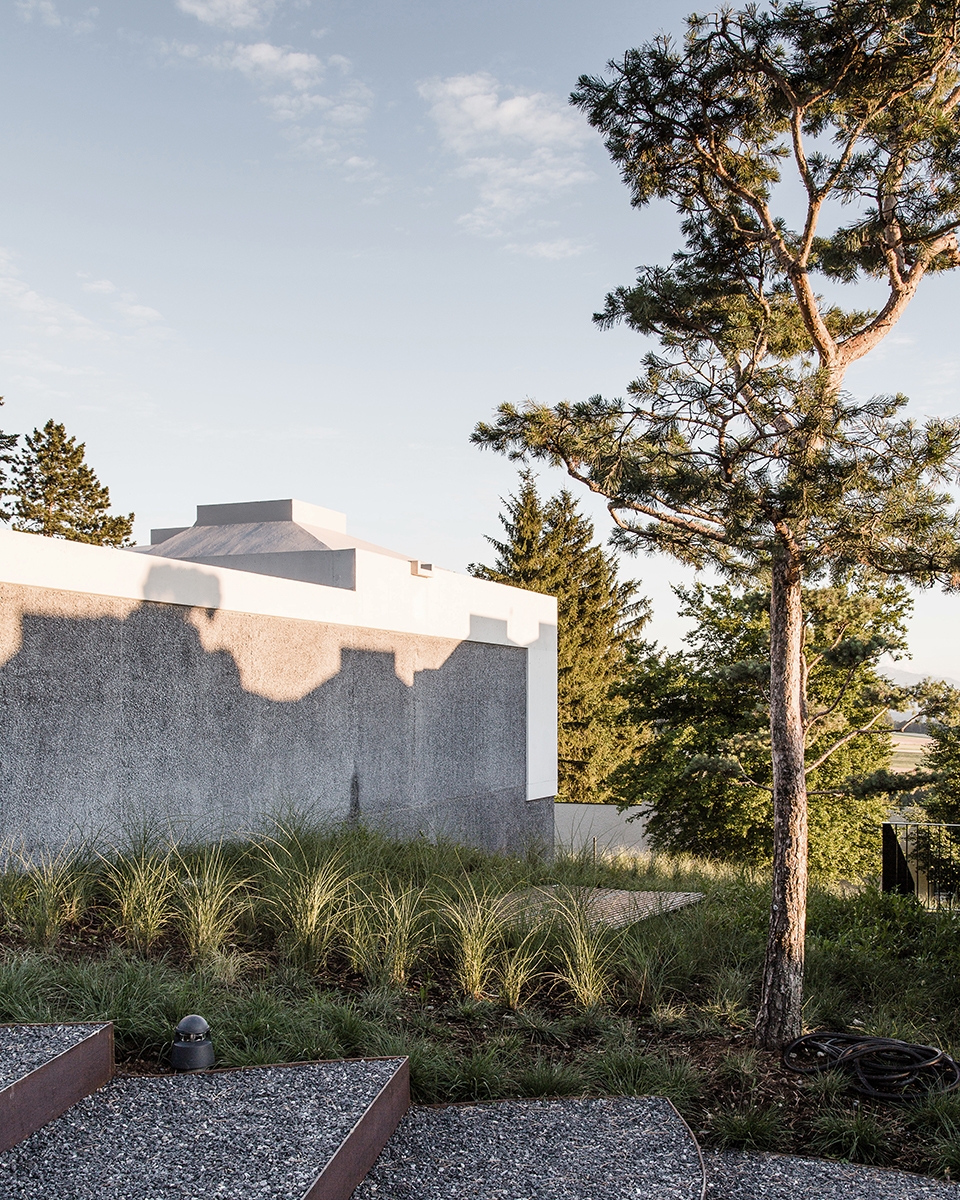 courtyard houses in zumikon by think architecture