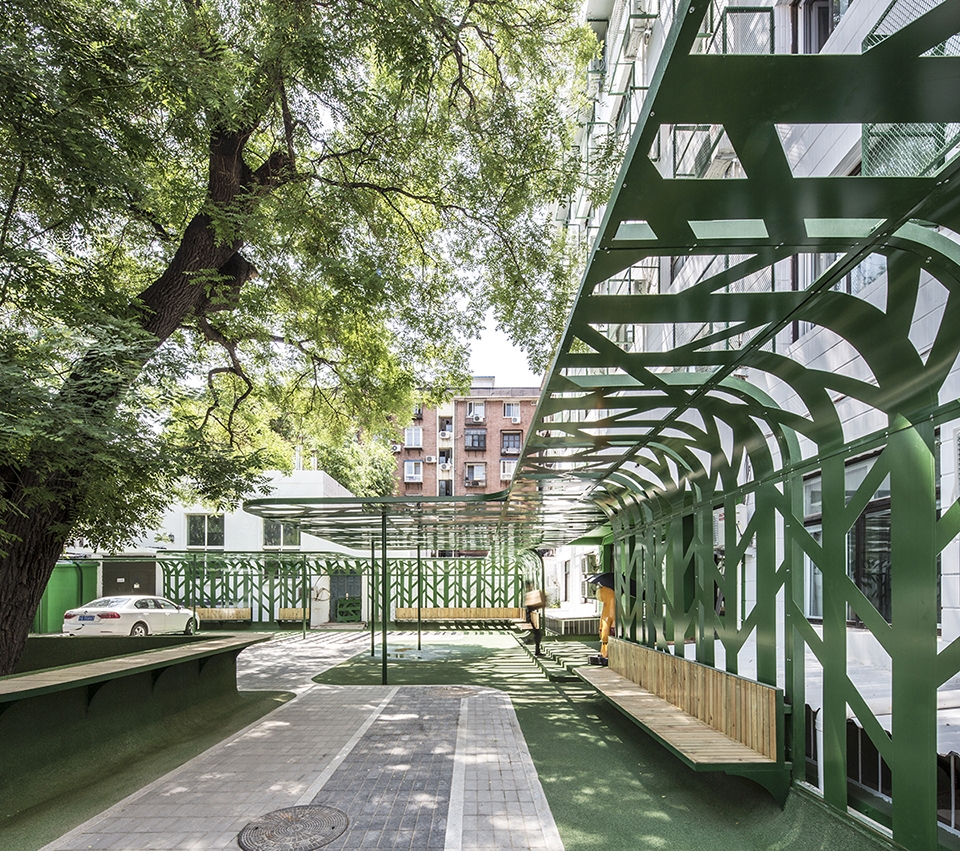 tree courtyard youth community china by mat office