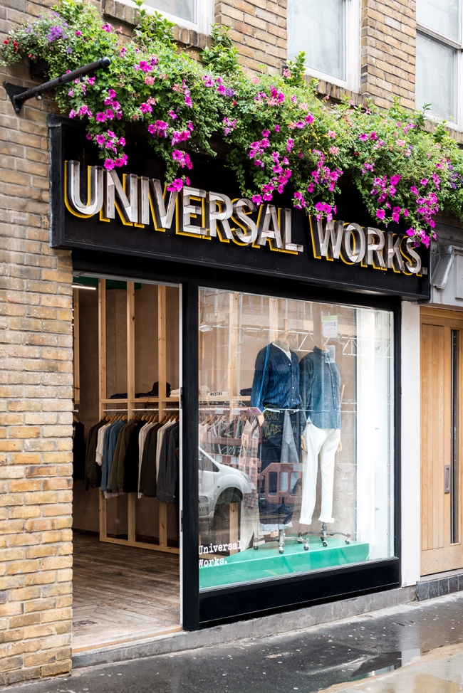 Universal Works x 26 Berwick Street by Studio MUTT
