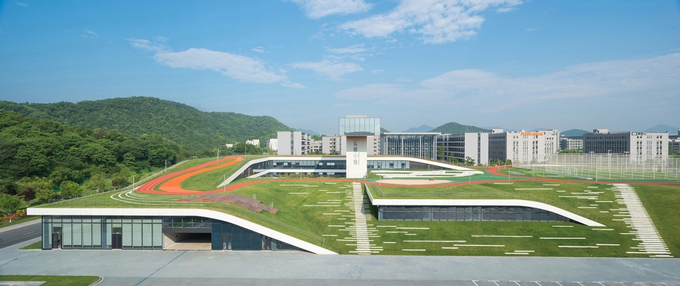 second stage of hangzhou cloud town exhibition center china by approach design