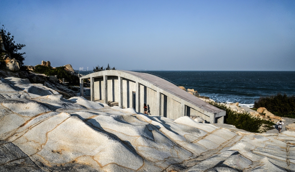 three landscape nodes of longmeiwan abstract gallery china by yin peiru architecture studio