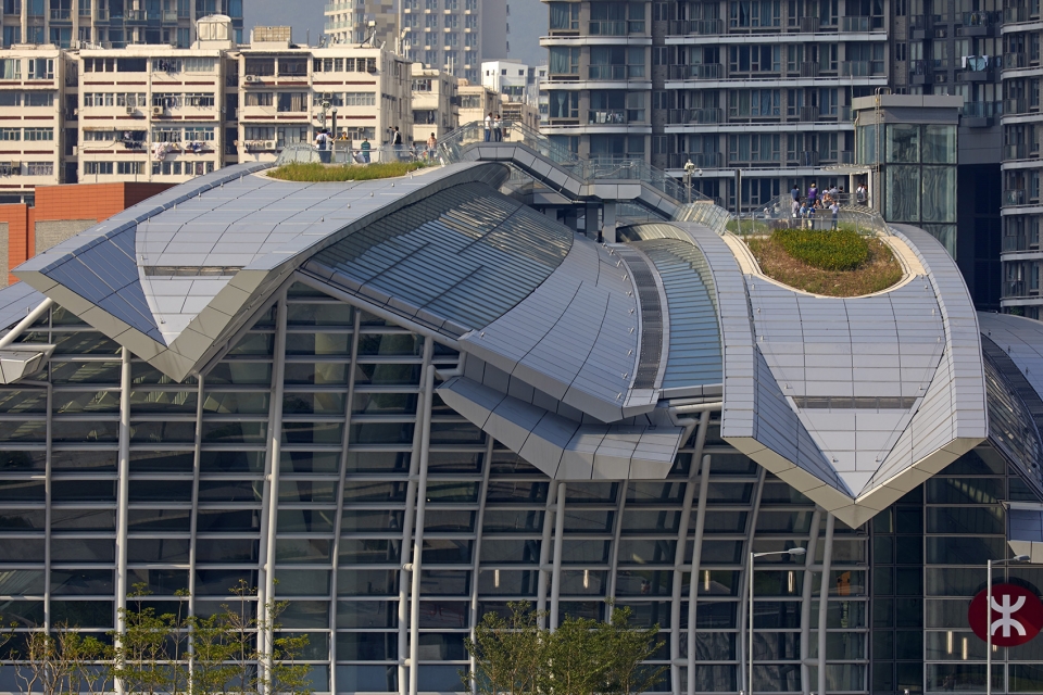 hong kong west kowloon station by andrew bromberg at aedas
