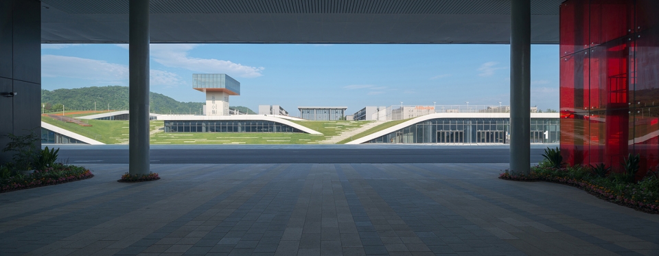 second stage of hangzhou cloud town exhibition center china by approach design