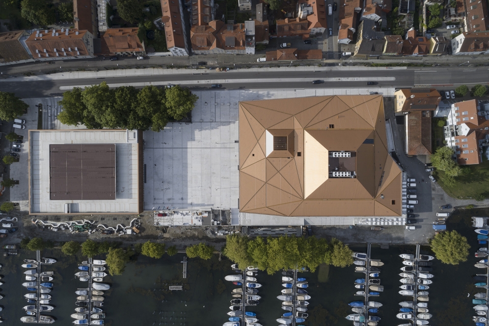 Reconstruction and Extension Inselhalle Lindau by Auer Weber