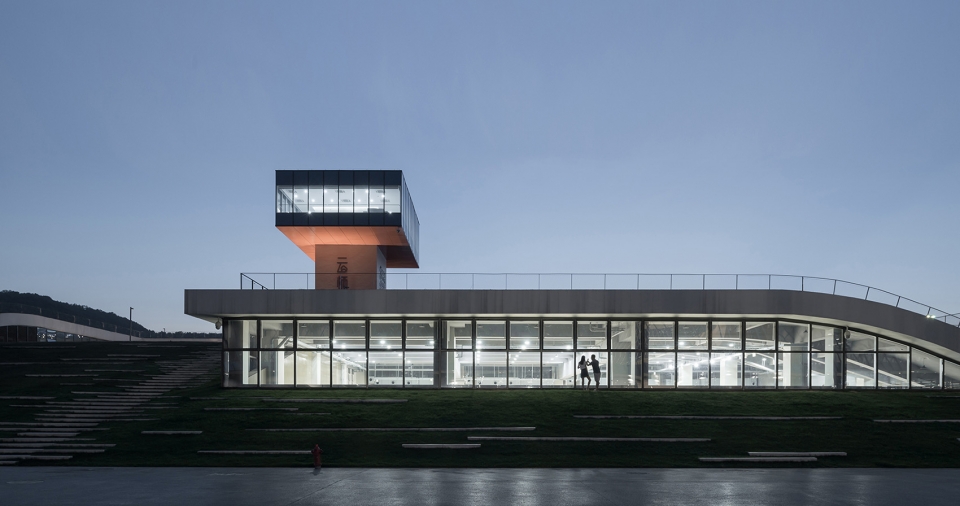 second stage of hangzhou cloud town exhibition center china by approach design