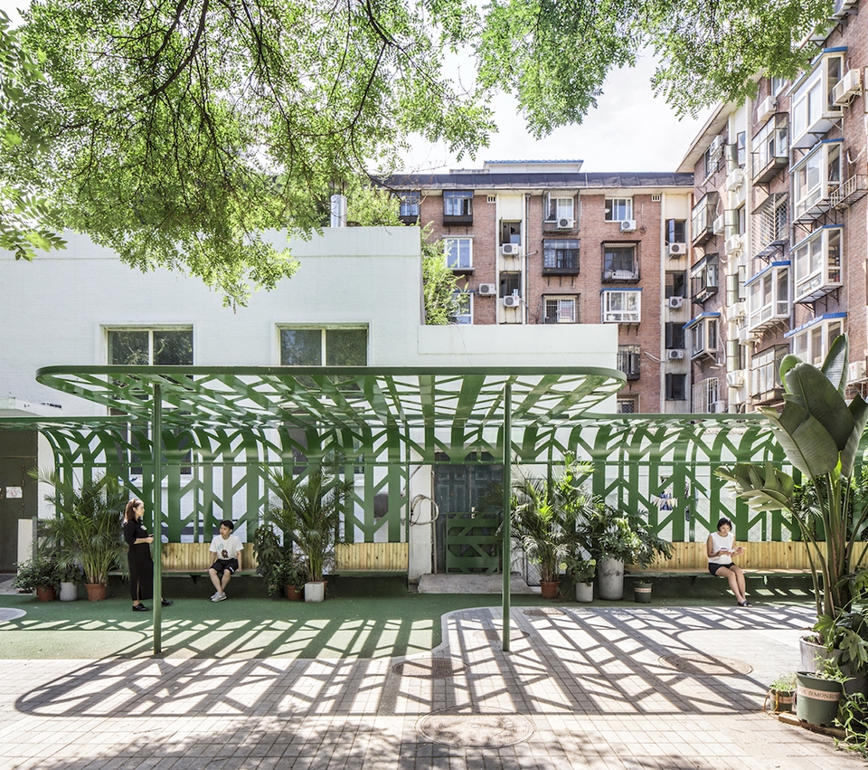 tree courtyard youth community china by mat office