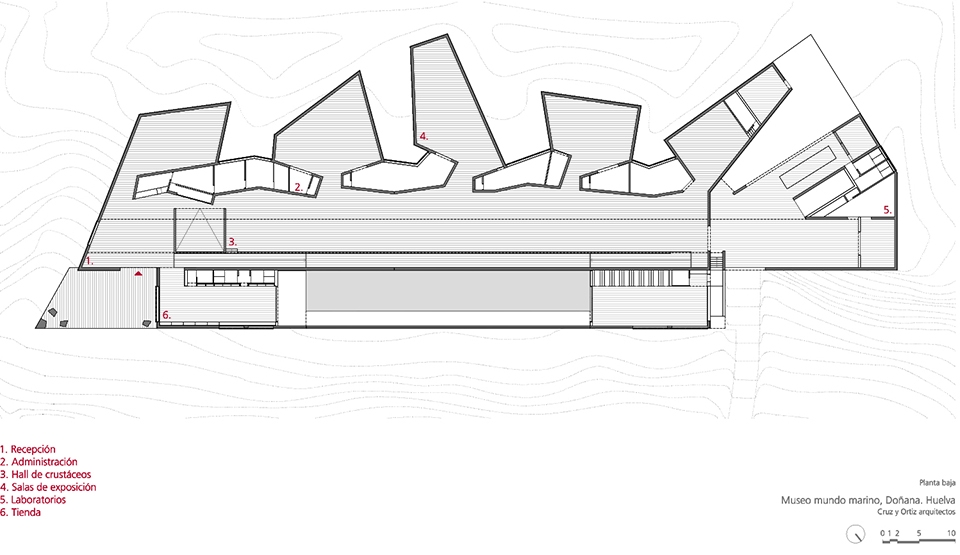 marine world museum visitors and investigation center donana national park by cruz y ortiz arquitectos