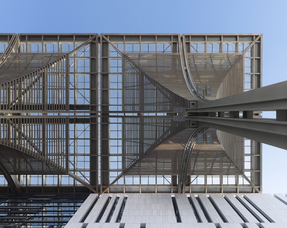 the museum of modern art of tianjin binhai cultural center china by gmp