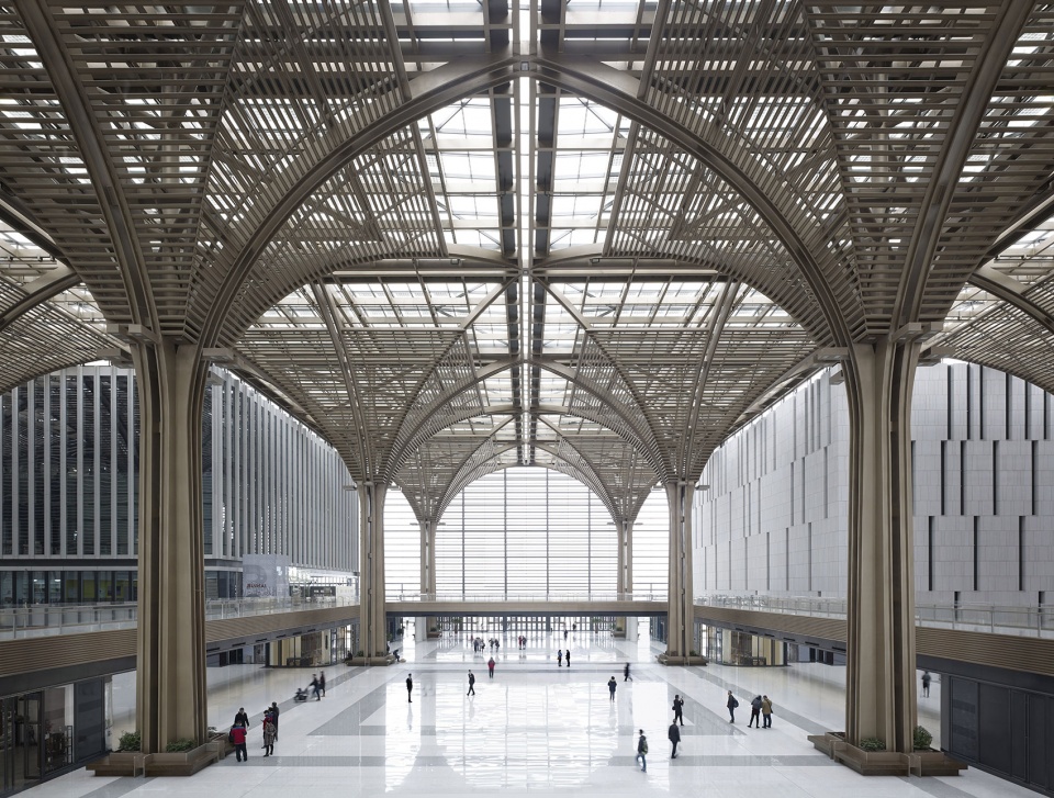 the museum of modern art of tianjin binhai cultural center china by gmp