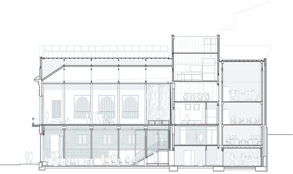 civic centre lleialtat santsenca 1214 by harquitectes