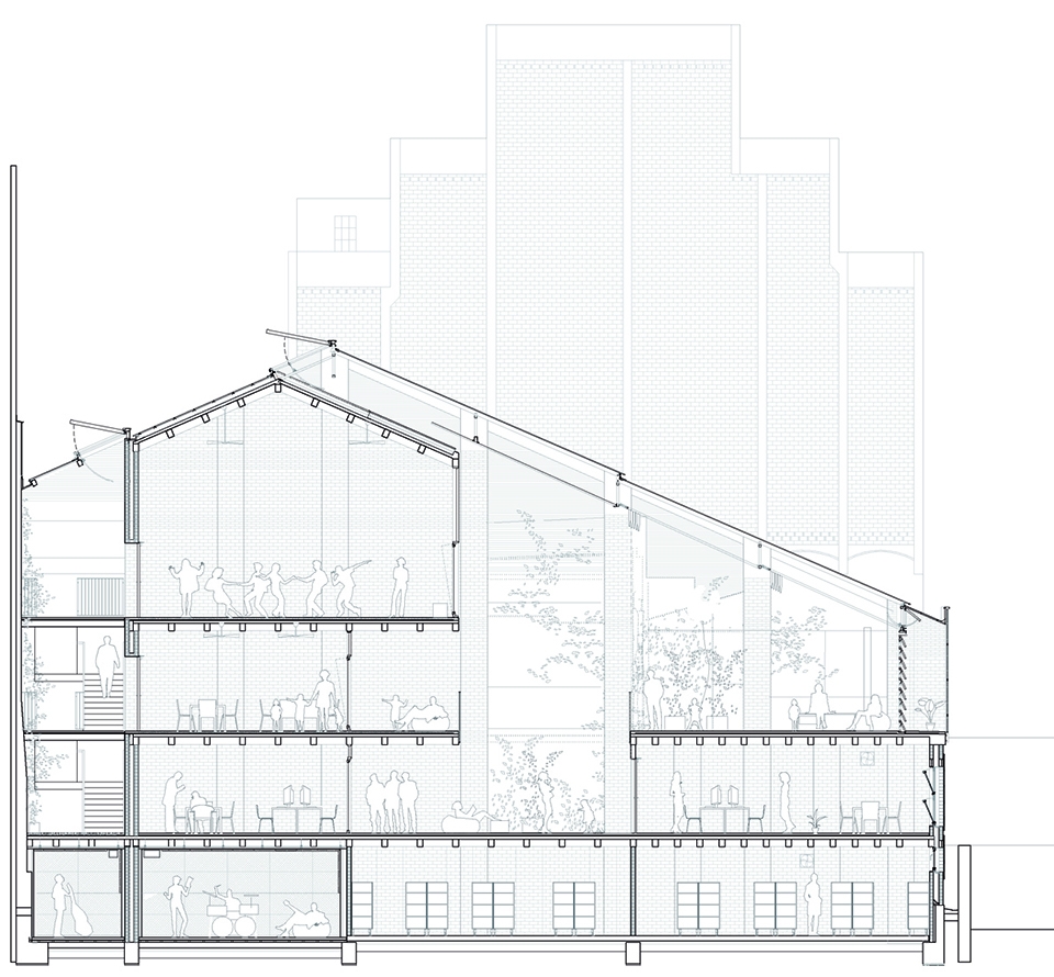 civic centre lleialtat santsenca 1214 by harquitectes