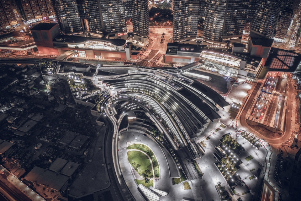 hong kong west kowloon station by andrew bromberg at aedas
