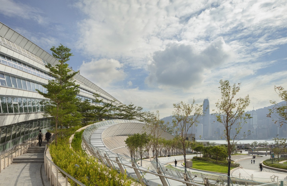 hong kong west kowloon station by andrew bromberg at aedas