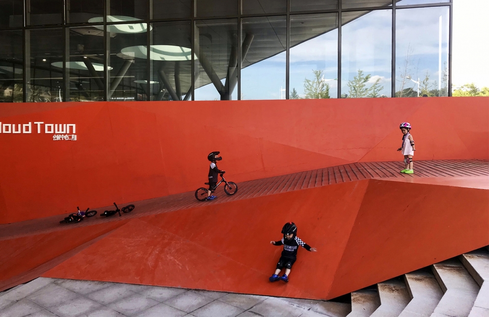 second stage of hangzhou cloud town exhibition center china by approach design 1