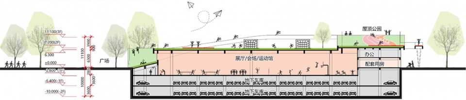 second stage of hangzhou cloud town exhibition center china by approach design