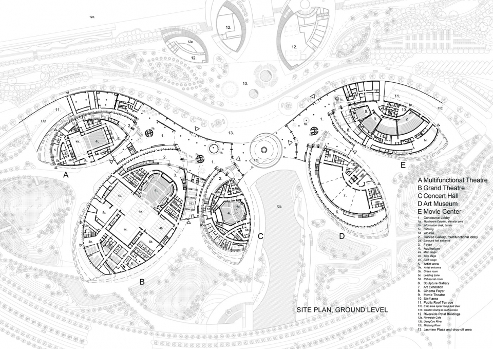 fuzhou strait culture and art centre china by pes architects
