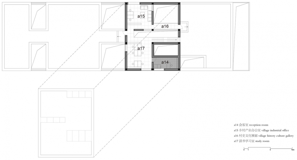 Village center in Sanhe Wall Architects of XAUAT