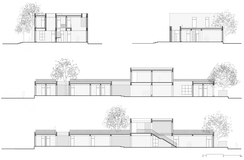 Village center in Sanhe Wall Architects of XAUAT